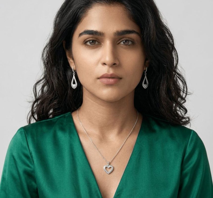 Silver nose pin without piercing and oxidised nath