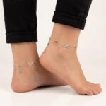 Twilora Blue Evil Eye Infinity Anklet - 925 Sterling Silver Anklets View 1