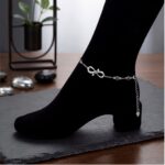 Twilora Blue Evil Eye Infinity Anklet (Arrow Design) - 925 Sterling Silver Anklets View 2