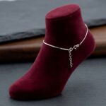 Twilora Classic Silver Chain Anklet - 925 Sterling Silver Anklets View 2