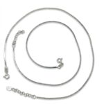 Twilora Classic Silver Chain Anklet - 925 Sterling Silver Anklets View 3