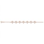 Twilora Rose Gold Plated Crown Link Bracelet - 925 Sterling Silver Bracelets View 3
