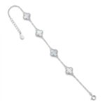 Twilora Celeste Clover Bracelet - 925 Sterling Silver Bracelets View 4