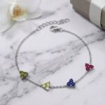Twilora Prism Multi color Stone Bracelet - 925 Sterling Silver Bracelets View 4