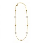 Twilora Swarovski Crystal Station Necklace - 925 Sterling Silver Chain Pendants View 4