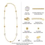 Twilora Swarovski Crystal Station Necklace - 925 Sterling Silver Chain Pendants View 5