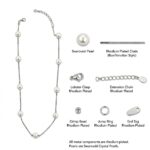 Twilora Swarovski Pearl Necklace - 925 Sterling Silver Chain Pendants View 5