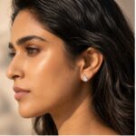 Twilora Papillon Dual-Style 2-in-1 Silver Stud Earrings - 925 Sterling Silver Earrings View 2