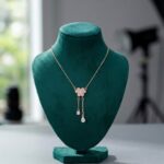 Twilora Floral Drop CZ Pendant Necklace - 925 Sterling Silver Chain Pendants View 4