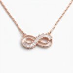 Twilora Infinity CZ Chain Necklace - 925 Sterling Silver Chain Pendants View 3