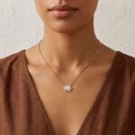 Twilora Circle Pendant Necklace - 925 Sterling Silver Chain Pendants View 1