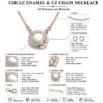 Twilora Circle Pendant Necklace - 925 Sterling Silver Chain Pendants View 5