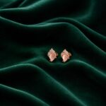 Twilora Imperial Drop Rose Gold Stud Earrings - 925 Sterling Silver Earrings View 1