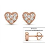 Twilora Flower & Hearts 3-in-1 Silver Earring Combo Set - 925 Sterling Silver Earrings View 6