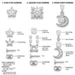 Twilora Celestial Dream 3-in-1 Silver Earring Combo Set - 925 Sterling Silver Earrings View 8